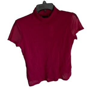 NWT NY & C Women’s Pink Turtleneck Sleeveless Blouse